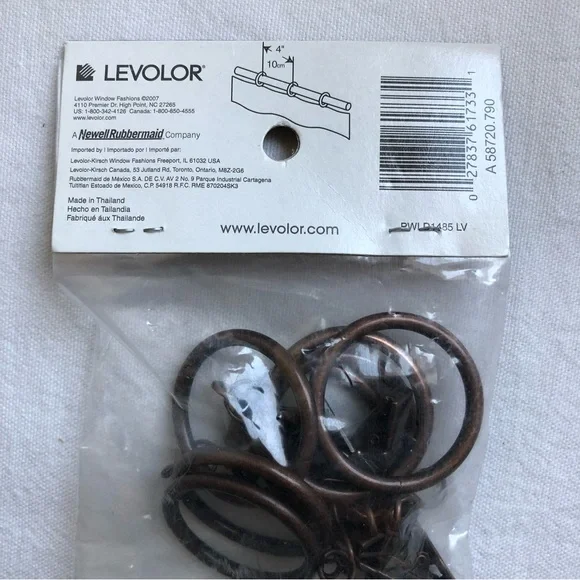 Levolor 7 Clip Rings - Picture 2 of 2